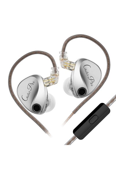 Choice سماعات أذن Harman MIC KZ Castor PRO داخلية، مزودة بسماعتين ديناميكيتين...