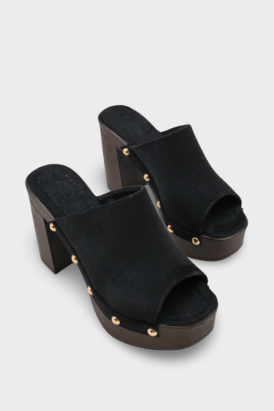 Capone Outfitters Cornelle Platform Single Strap Women's Sabo Slipper