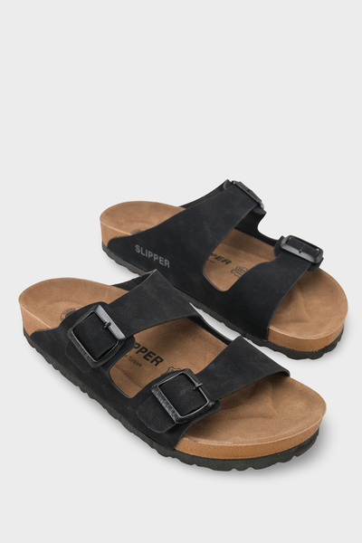 Capone Outfitters Double Banded Buckle Men's Slippers