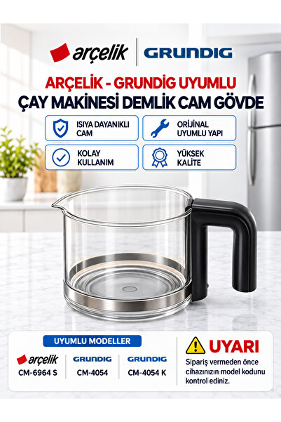 ÖZ BEYAZ EŞYA ARÇELİK CM-6964 S ÇAY MAKİNASI DEMLİĞİ