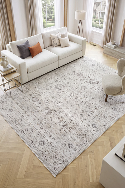 venucci home & living Century Floral %100 Polyester Oturma Odası Salon Mutfak...