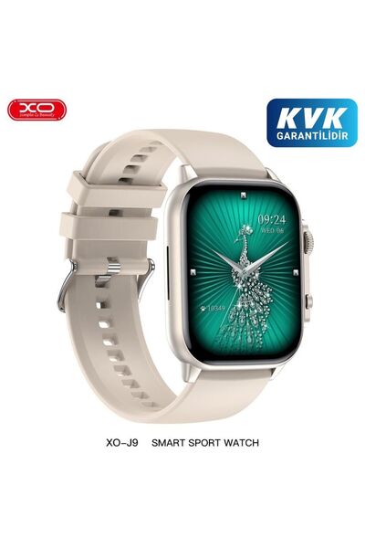 Xo J9 Akıllı Saat,1.95 inç AMOLED Ekran,BT 5.0,Kalp Atış Ölçer,Adım Sayar, Ka...