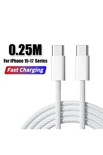 Choice8 C To C Cable 0.25M PD 40W Fast Charger For iPhone 17 16 15 14 11 12 1...