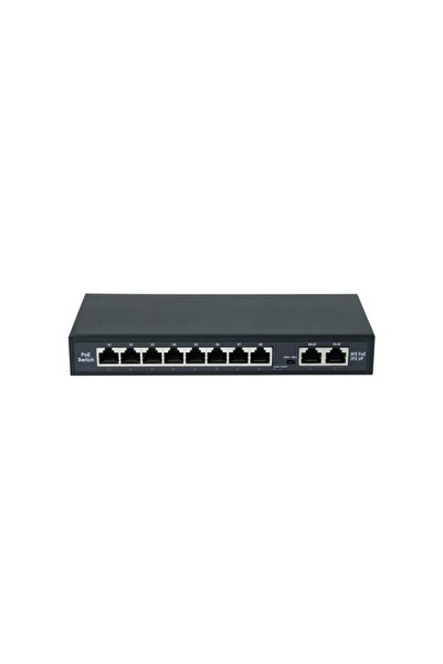 OEM Switch POE 8 porturi Fast Ethernet + 2 porturi uplink 100 Mbps