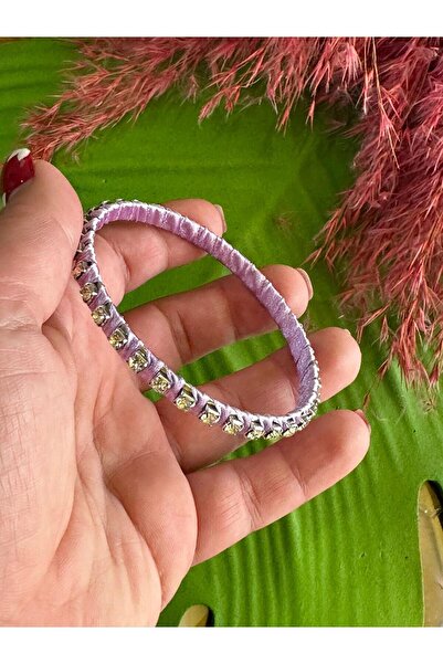 Gönülden Tasarım Çap 6 Cm Zirkon Taşlı Kadın Bilezik