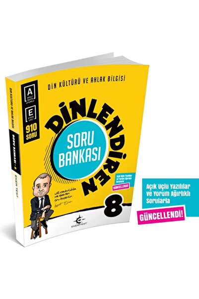 Eker Test Yayınları 8.Sınıf Din Kültürü ve Ahlak Bilgisi Dinlendiren Soru Ban...