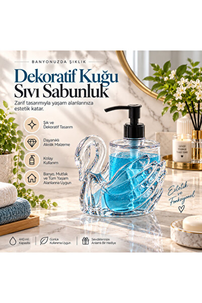 LUCES DESİGN Декоративен акрилен дозатор за течен сапун и препарат с форма на...