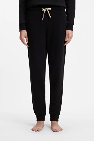 BOSS CP Stripe Pants Cuff Kadın Eşofman Altı Siyah