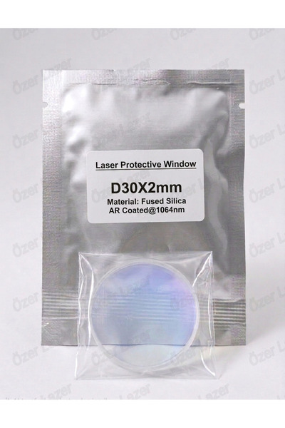 D30X2mm 12kw Lazer Alt Koruma Camı