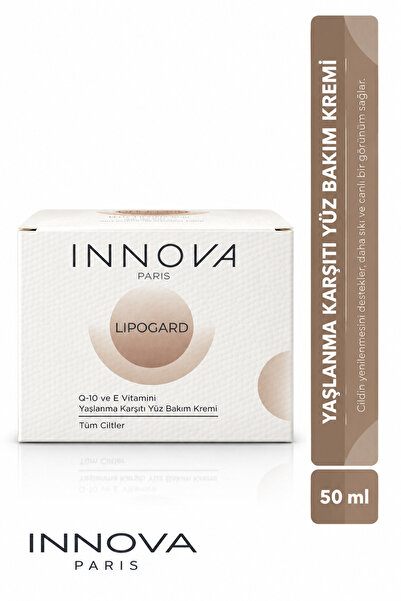 Innova Lipogard Q-10 ve E Vitaminli Yaşlanma Karşıtı Yüz Bakım Kremi 50 ml