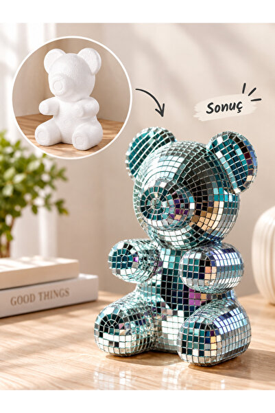 YADA Disco Ayıcık Kendin Yap Hobi Seti - 3D Dekoratif Obje Kaplama