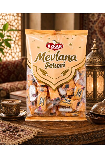 ÖZKAR ŞEKERLEME Cappuccino Aromalı Mevlana Şekeri Tek Sargı
