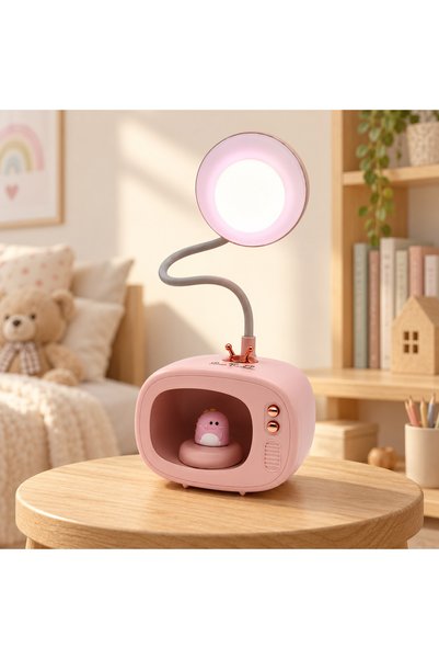 Sense Pembe Dekoratif Masa ve Gece Lambası Modern Tasarım Ev Ofis Aydınlatma