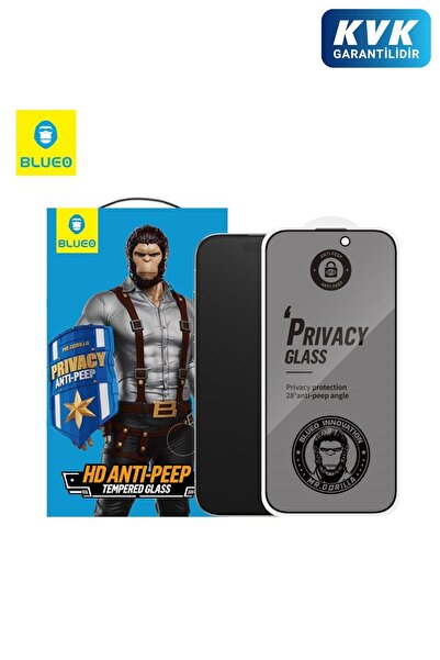 BLUEO Anti-Peep Privacy Samsung S25 Uyumlu Hayalet Full Cam Ekran Koruyucu Gö...