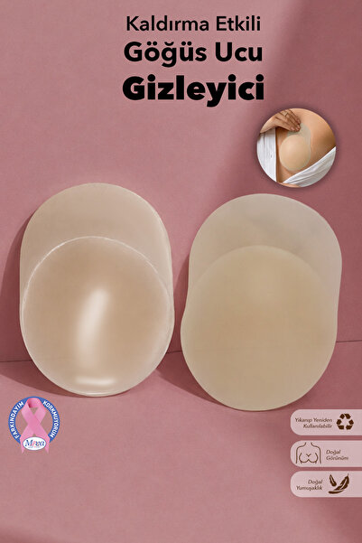 Juene Silikon Göğüs Ucu Gizleyici - Kaldırma Etkili Yıkanabilir Dikleştirici ...