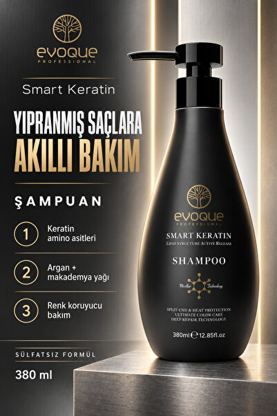 Evoque Professional Smart Keratin Şampuan 380 ml