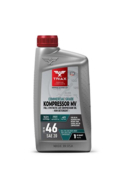 Triax Ulei Full sintetic pentru compresoare pe aer Kompressor MV ISO 46, 946 ml