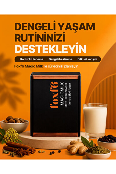 Magic foxf6 M.Milk bitkisel toz