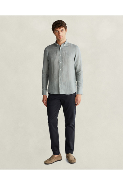 Gant Erkek Siyah Slim Fit Pantolon