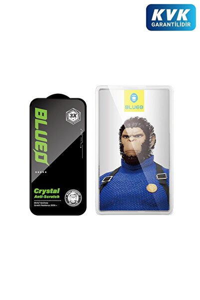 BLUEO Crystal iPhone 17 Pro Max Uyumlu 7 MOhs Sertlik 3 Kat Çizilmeye Dayanık...