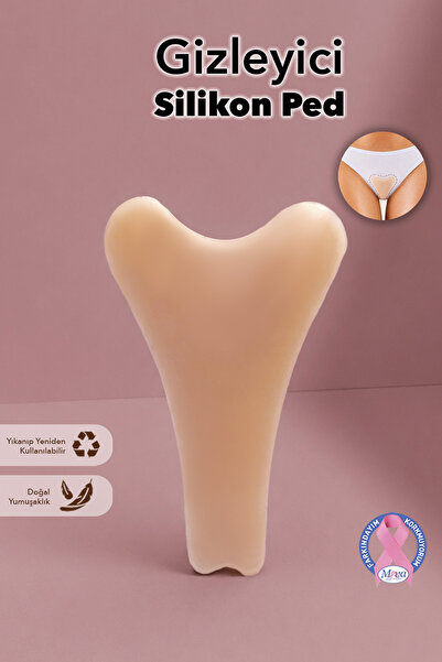Juene Gizli Silikon Ped - Mayo Tayt İçi Genital Bölge Gizleyici