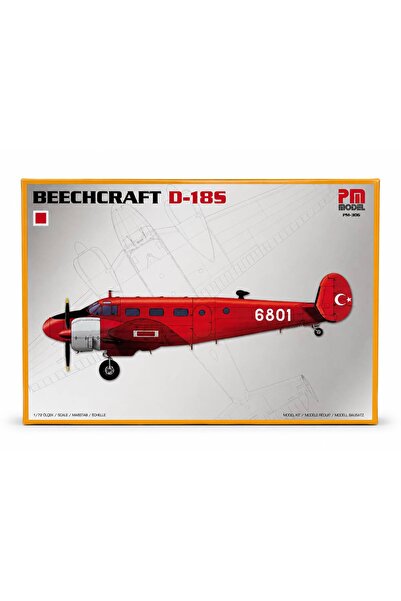 Genel Markalar Model Beechcraft D-18S Yolcu-Yük Uçağı Plastik Uçak Maket Kiti