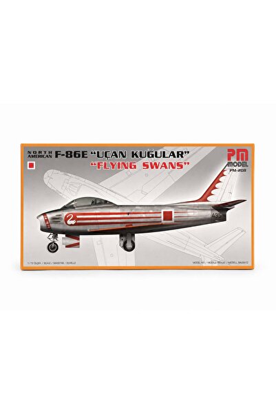 Genel Markalar F-86E Sabre Model Avcı Uçağı Demonte Plastik Maketi(Standlı)