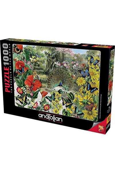 Anatolian Puzzle Anatolian 1000 Piece Peacock Puzzle in the Garden - Barbara ...