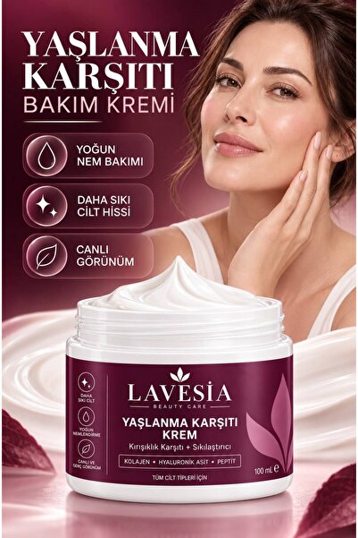 Lavesia Gençleştiren Botox Etkili Yaşlanma Karşıtı Ve Kırışıklık Karşıtı Krem...
