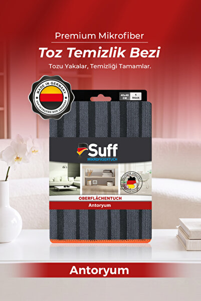 Suff Antoryum Microfiber Effective Lime and Soap Residue Cleaning Cloth 40X40...