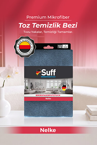 Suff Nelke Microfiber Dusting Cloth Non-Marking Glass Mirror and Surface Clea...