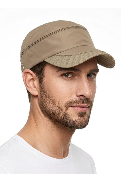 STELLA VESTİNO Unisex Zippered Micro Visor Sports Hat - Breathable Quick Dry ...