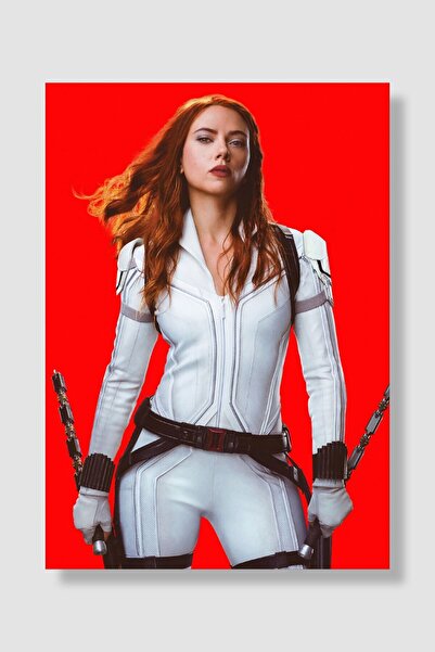 postick Marvel Black Widow Film Posteri Yüksek Kaliteli Parlak Kuşe Kağıdı