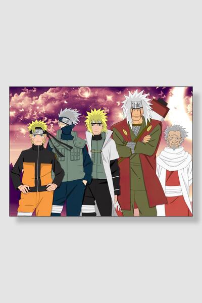 postick Naruto Anime Posteri Kalın Parlak Kuşe Kağıdı