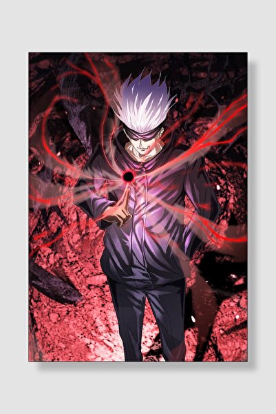 postick Jujutsu Kaisen Anime Posteri Kalın Parlak Kuşe Kağıdı