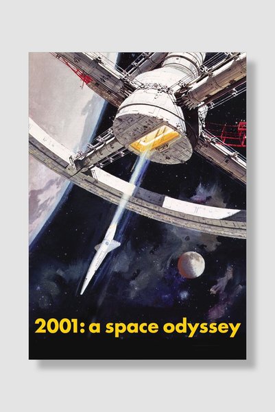 postick 2001 A Space Odyssey | 2001 Bir Uzay Destanı Film Posteri Yüksek Kali...