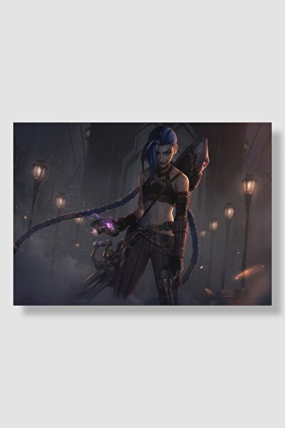 postick Arcane Jinx Dizi Posteri Yüksek Kaliteli Kalın Parlak Kuşe Kağıdı