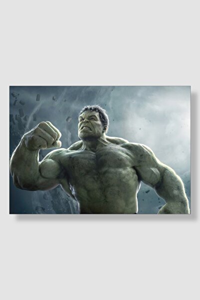 postick Marvel Hulk Film Posteri Yüksek Kaliteli Kalın Parlak Kuşe Kağıdı