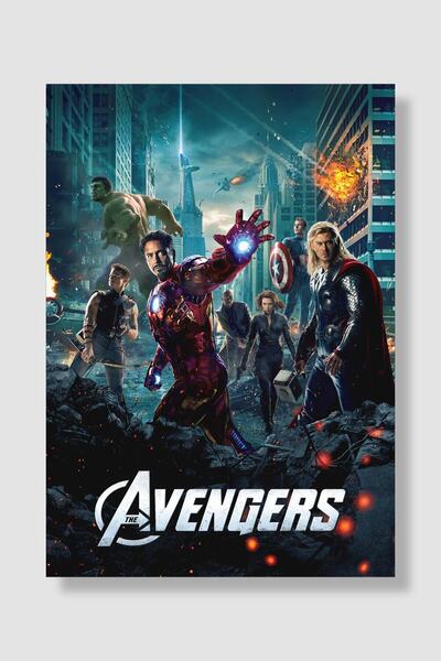 postick Avengers Film Posteri Yüksek Kaliteli Parlak Kuşe Kağıdı