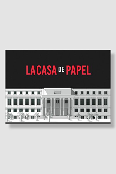 postick La Casa De Papel Dizi Posteri Yüksek Kaliteli Kalın Parlak Kuşe Kağıdı