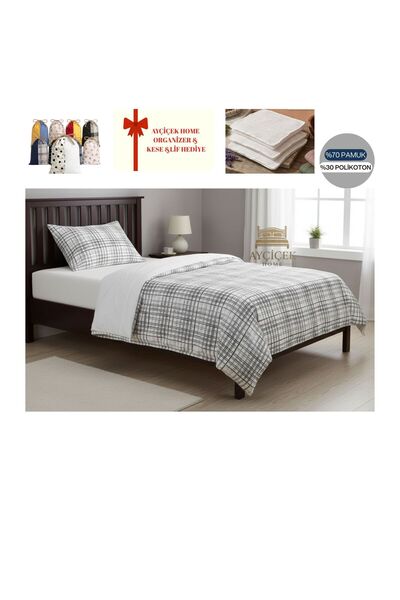 ayçiçek home SINGLE DUVET COVER SET 120/200 FITTED SHEET DUVET 150/215 CUSTOM...
