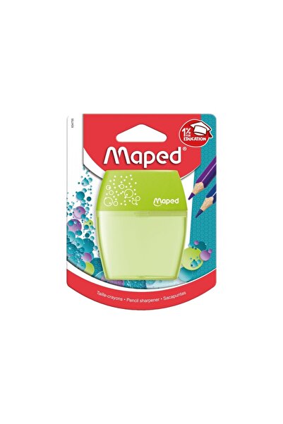 Maped Ξύστρα Σέικερ διπλή με πράσινη δεξαμενή σε συσκευασία blister