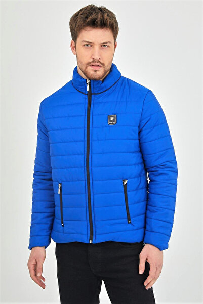 diğer1234 Ανδρικό Μπλε Slim Fit Puffer Jacket JOSTEN JACK