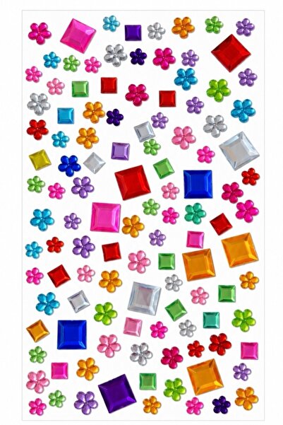 Lavian Accessories Kylie Taş Sticker Gems Stone Bedazzle Renkli Yüz ve Vücut Taşı Sticker