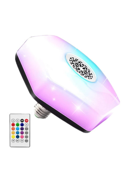 OEM Bec smart XY 730 cu difuzor telecomanda conectare Bluetooth 12 culori LED