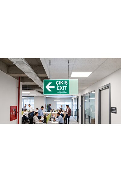 İnoled Dual-Way Exit Sign for Emergency Exit
