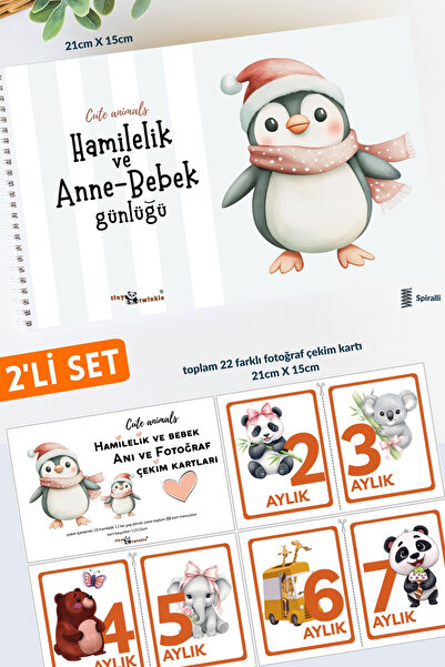 Lodos 2'Lİ SET Hamilelikten Bebeğin İlk Yaşına Tüm Anılarınız Tek Defterde Ha...