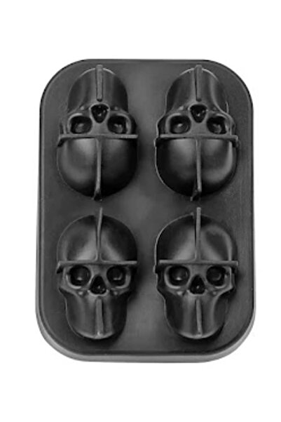 HASSAN Forma pentru cuburi de gheata model CRANIU din silicon