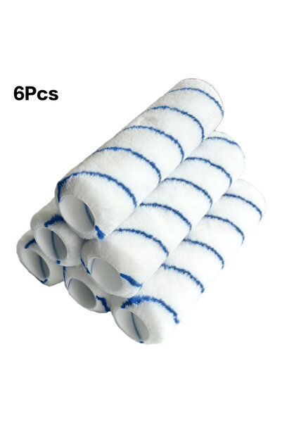 Choice 6Pcs 6/10PCS 9-inch X 1.5" Woven Microfiber Cage Paint Roller With Med...