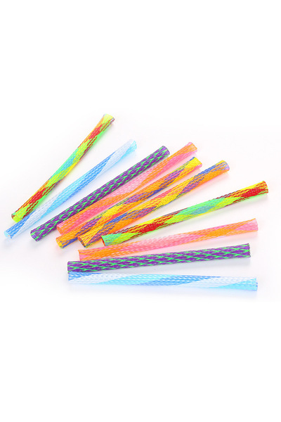Choice 10pcs per pack Folding Spring Shaped Toys Colored Elastic Spring Inter...